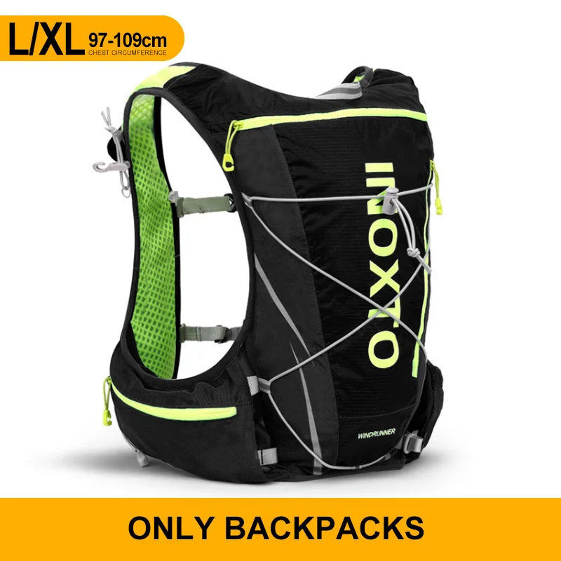 8L Hydration Vest Backpack – Running, Cycling, Hiking with 1.5L Bladder & 2x500ml Bottles